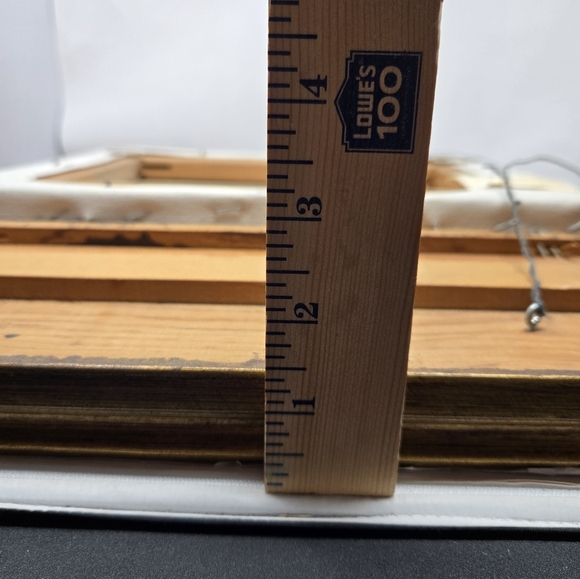 Do R'e Original Oil Painting Vintage Blue Vase With Orange-Yellow Chrysanthemums - Picture 12 of 12